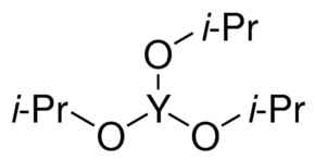 Yttrium isopropoxide(III) - CAS:2172-12-5 - 2-Propanol yttrium(III) salt, Isopropyl alcohol yttrium(III) salt, Tris(isopropoxy) yttrium(III), 46ttrium(III) tris(isopropoxide), 46(OiPr)3